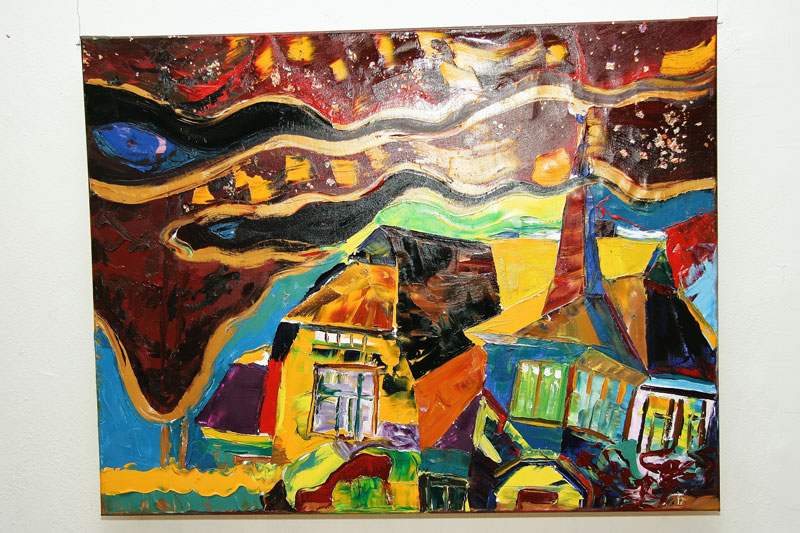 Autors: Natālija Dziamsova (Baltkrievija) (Bauskas novada domes īpašumā). Mākslas plenērs Bauskā. 2011.g.